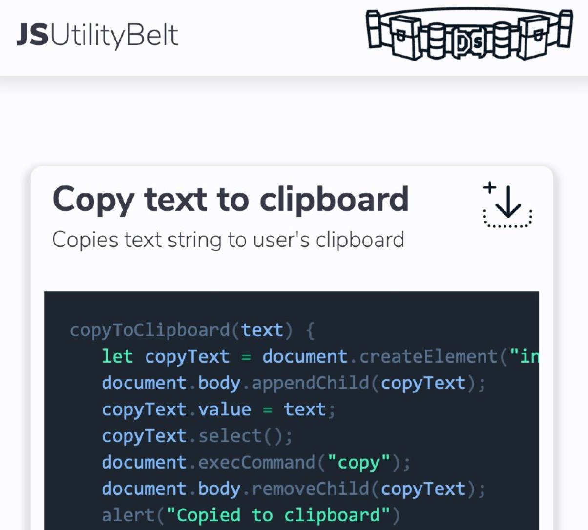 JS Utility Belt